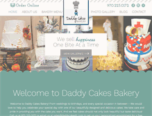 Tablet Screenshot of daddycakesfc.com
